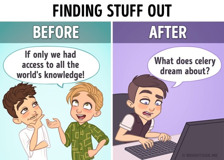 10 Illustrations That Show Just How Much the Has Changed Our Lives